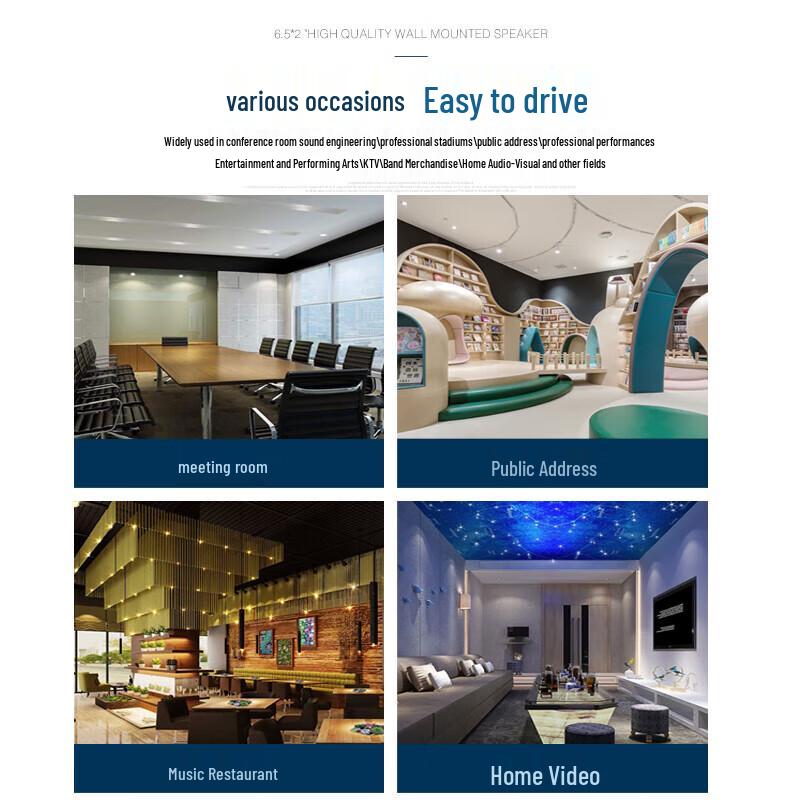 KAXISAIER S26 Dual 6.5-inch Passive Speaker Column