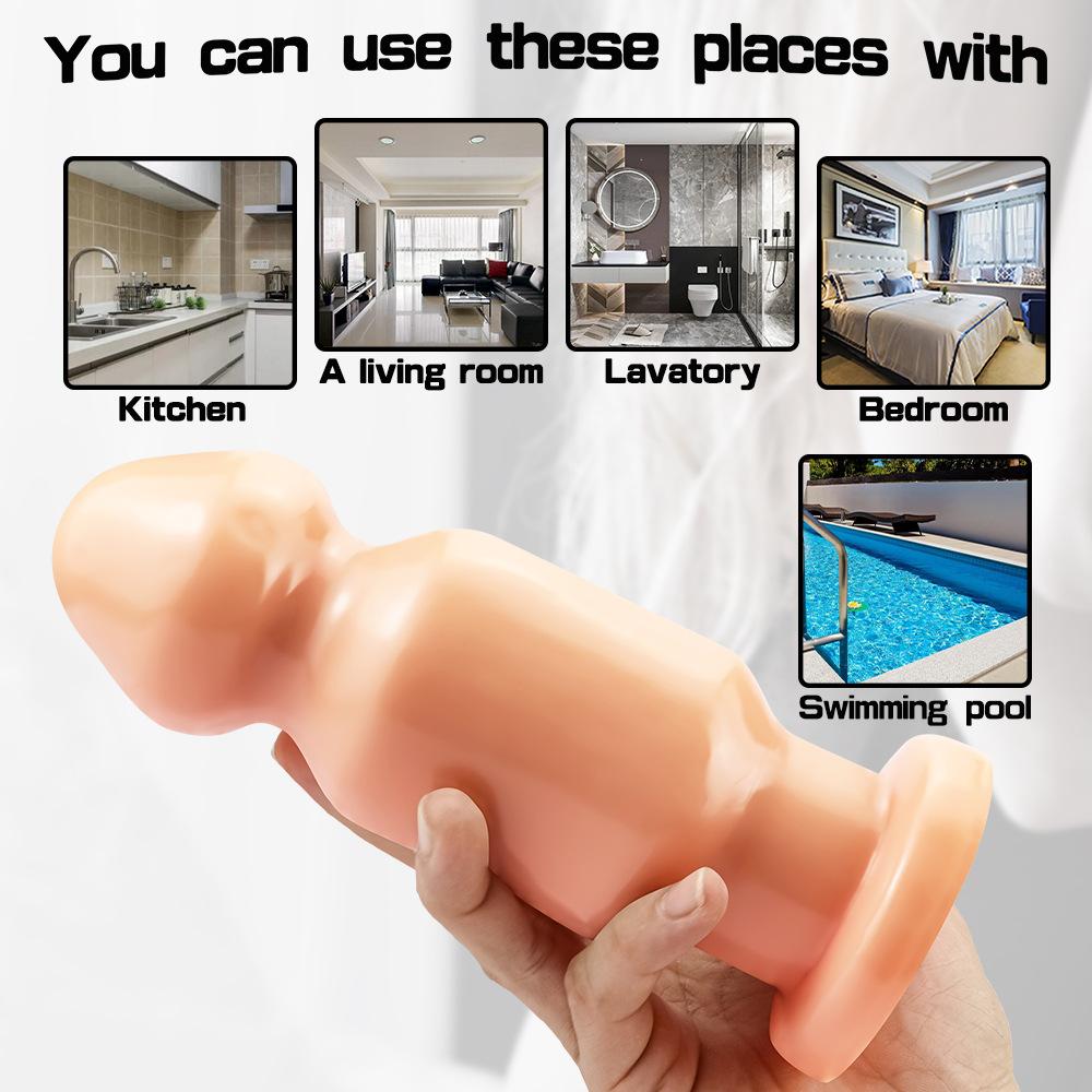 Mushroom Head Anal Plug - Stretching Trainer, Prostate Massager & SM Sex Toy for Men & Women