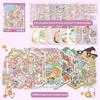 6Pcs 3D Landscape Sticker Book DIY 3D Pocket Cabin Scene Stickers  Children Gift