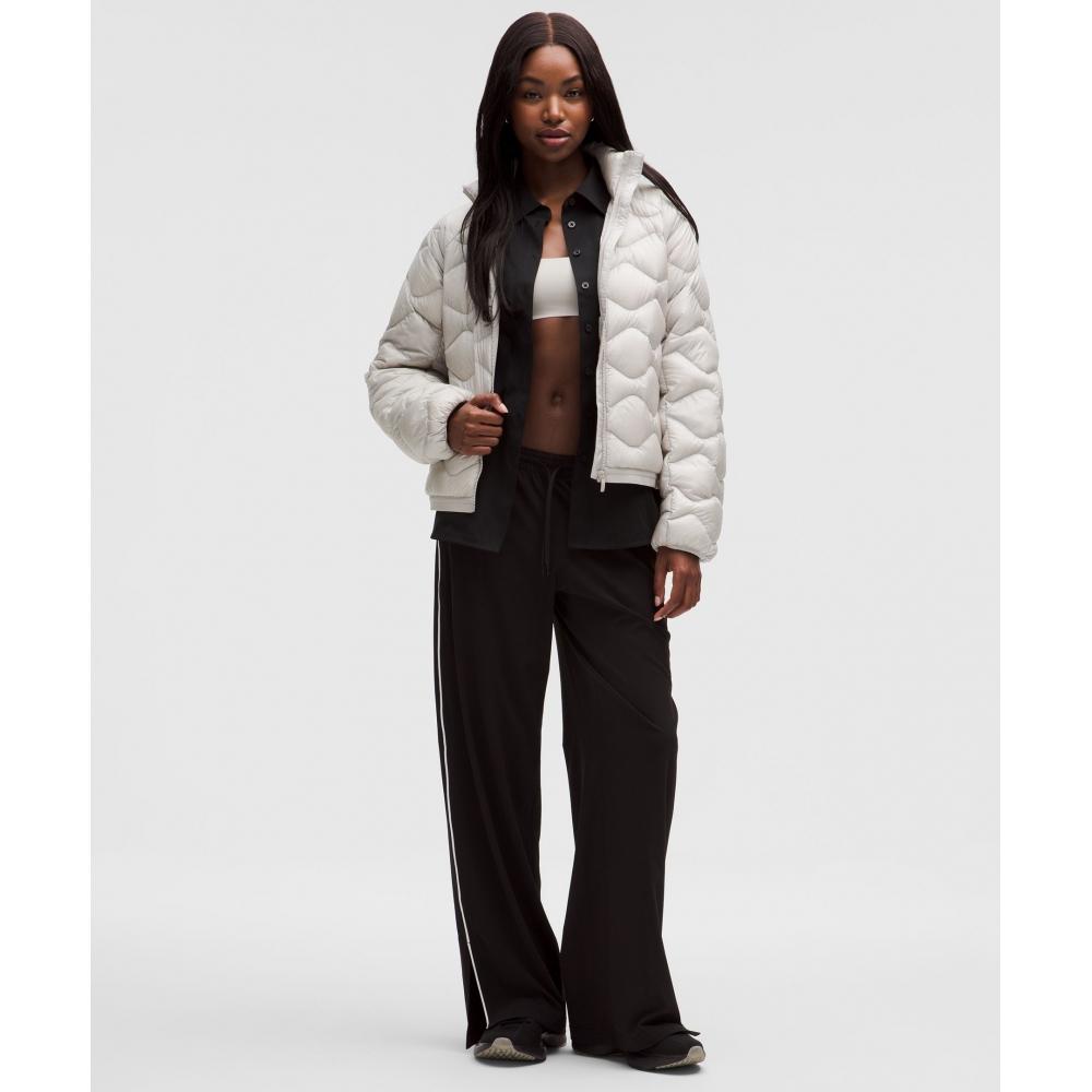 Lululemon Featherweight 900 Down Fill Quilted Jacket Dove Grey