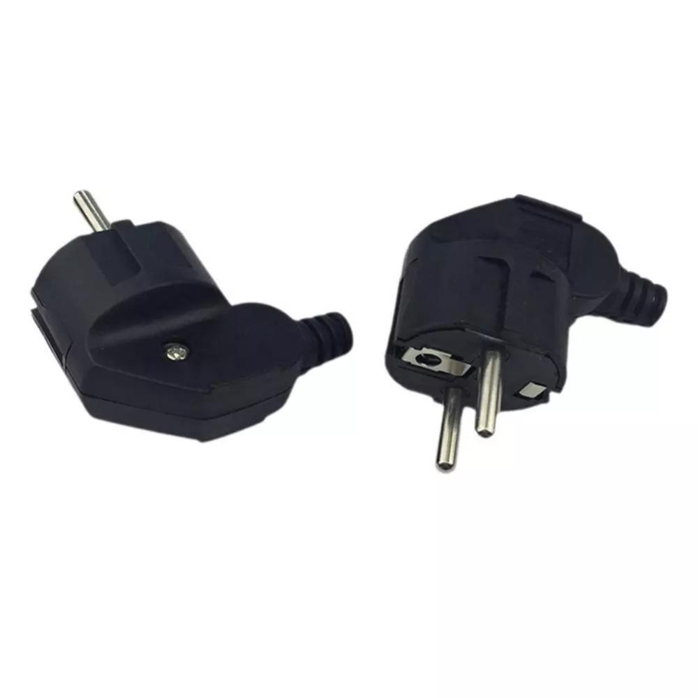 PP Shell Euro Plug 16A/250V Connecting Plug New Detachable Plug Home