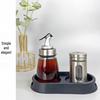 Commercial Seasoning and Vinegar Bottle Storage Set
