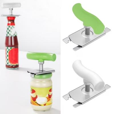 Abridor de tampa de garrafa multifuncional ajustável, tampas de aço inoxidável, abridor de jarras, economia de trabalho, abridor de latas para utensílios de cozinha