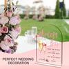 Clear Table Place Cards Arch Wedding Numbers, 1-10 with Stands, Customizable Signs Acrylic for Receptions, Parties, Anniversaries, Events Settings