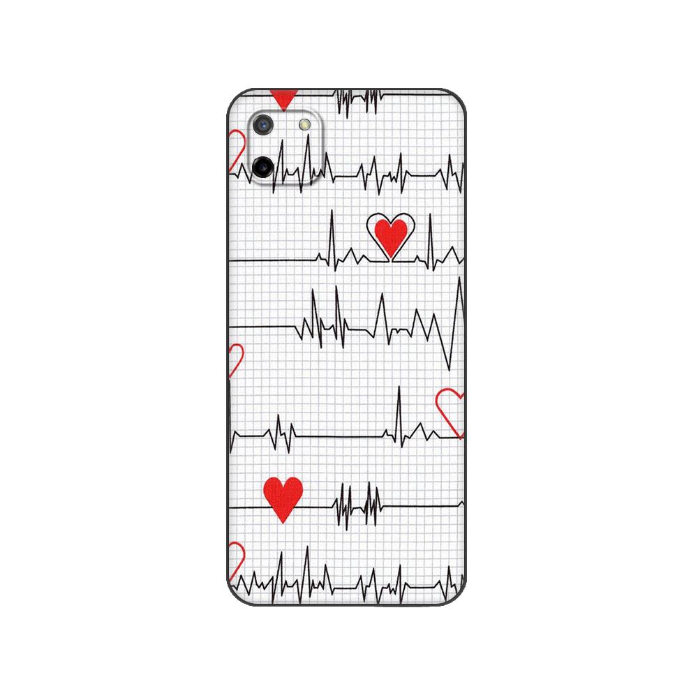 Schwarze TPU-Hülle für OPPO Realme C11 2020 2021 C20 C21 C21Y C25Y Rückseite Krankenschwester Medizinisch Medizin