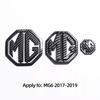 Car Front Badge Decoration Steering Wheel Sticker Rear Trunk Logo For MG Cyberster MG3 MG5 MG7 MG6 ZS ES5 ONE HS MG4 EV Cyber X VV222