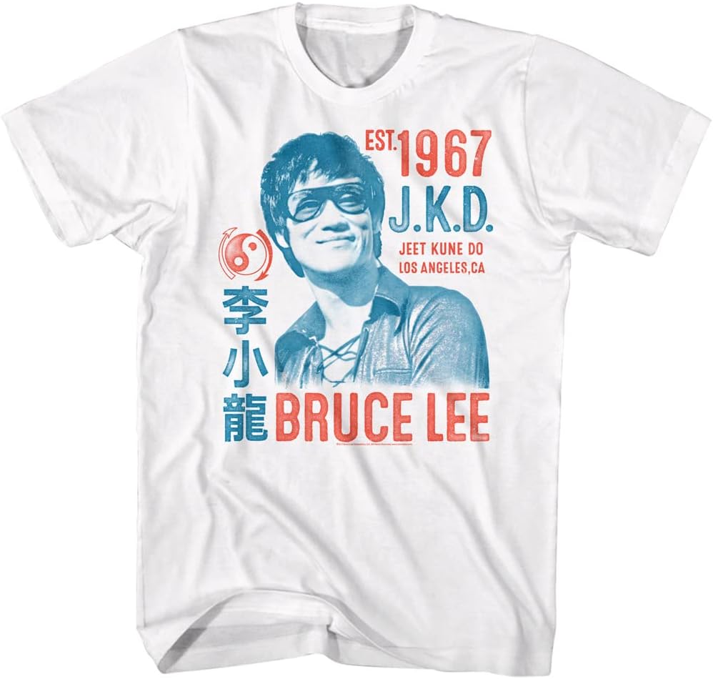 Bruce Lee Martial Artist Jeet Kune Do Est. 1967 Short Sleeve T-Shirts Graphic Tees S