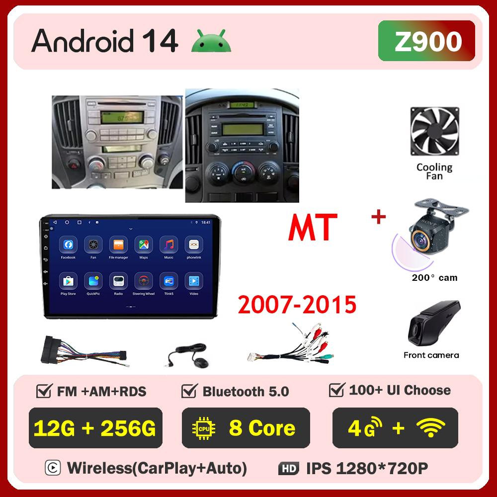 Pentru Hyundai H1 Grand Starex i8000 TQ 2007 - 2015 Player Radio Auto Ecran Carplay Auto Autoradio Mirror Link Carplay Android auto