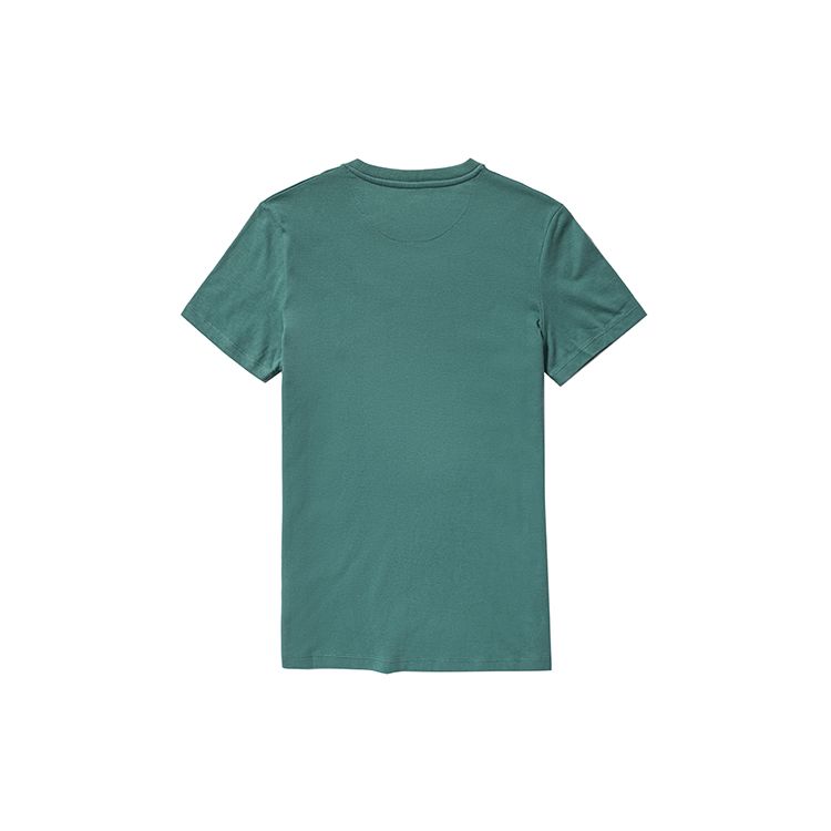 Timberland Casual Round Neck Embroidered Slim Fit Short Sleeve T-Shirt Men Tops Blue-Green A2EKJ-CL6