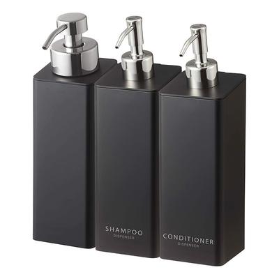 Yamazaki Magnetic Set of Foam Type Tower 4261 Two-Way Dispenser, 3, Shampoo/Conditioner Refill, Black, 5211, 4259,