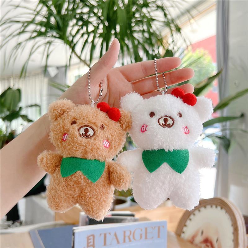 Adorable Teddy Bear Plush Toy With Scarf And Keychain For Kids And Adults