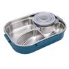 1.5L Lunch Box 4 Compartments 316 Stainless Steel   Box Leakproof   Container with Soup Bowl for   School Travel