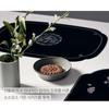 SOSOMOSO Mother-of-Pearl Pattern Leather Table Mat 4P Gift Set.