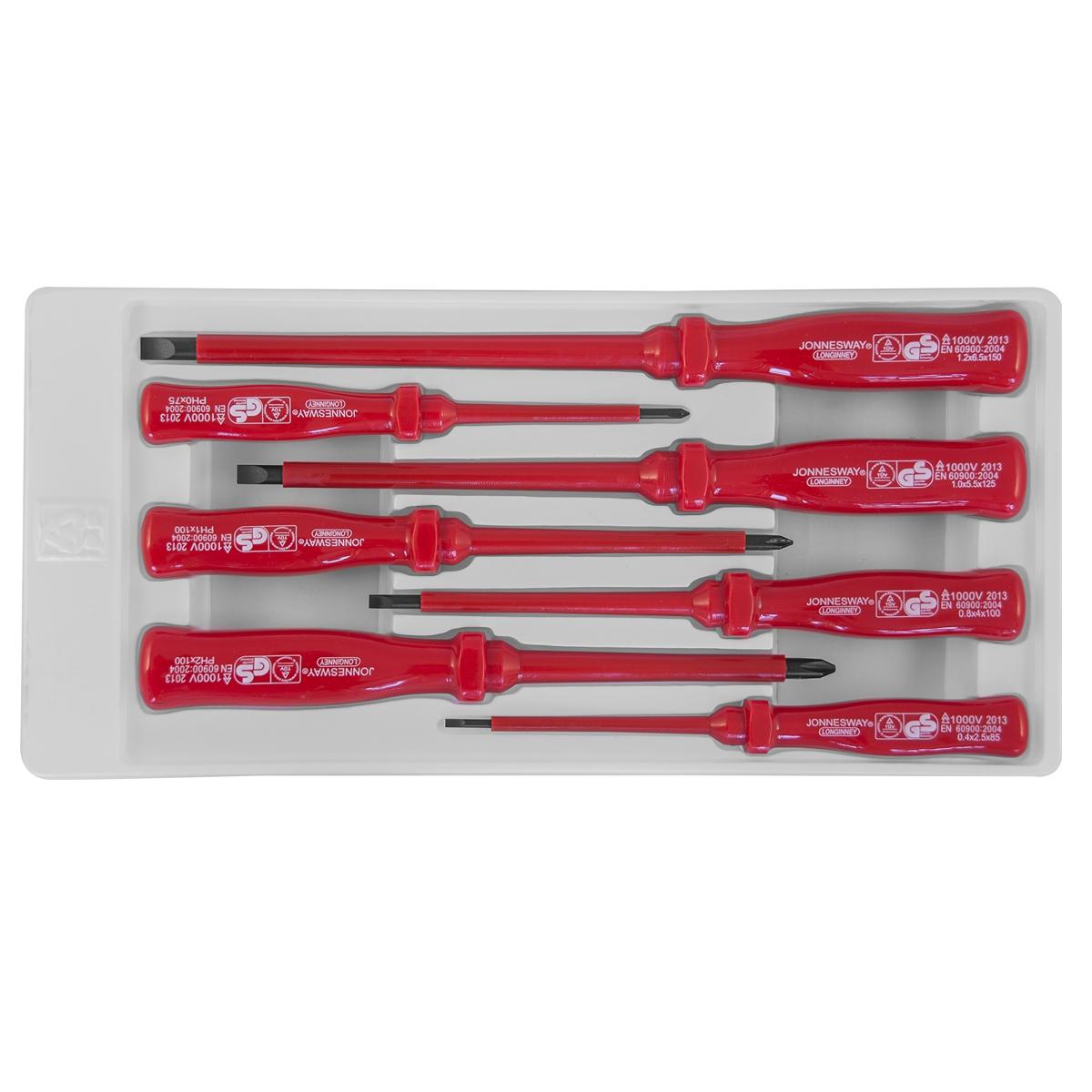 

Set Of Screwdrivers Jonnesway D02ac07s