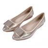 Women Foldable Ballet Flats Portable Travel Fold up Shoes Woman Round Toe Bowknot Slip On Casual Shoes for Spring Autumn WSH2476