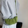 2025 Summer Casual Fashion Armpit Dumpling Bag Fashionable Croissant Bag Vintage Nubuck Leather One Shoulder Crossbody Bag Bag Woman