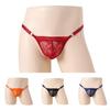 Underwear Lace Thongs Briefs Bulge Pouch G-String Low Waist