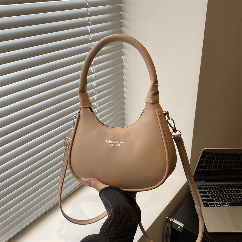 

Новая портативная сумка-полумесяц женская модная подмышечная сумка повседневная простая сумка через плечо для поездок на работу женская сумка хаки