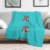 kittens Throw Blanket Multi Use Warm Blanket for Living Room Bedroom