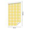 Yellow Checkered Wallpaper Cream and White for Living Room and Bedroom 50x1000