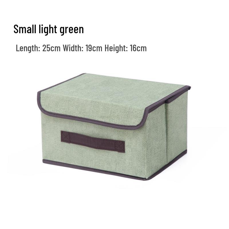 Foldable Non-Woven Storage Box for Clothes and Toys - Large and Dustproof.