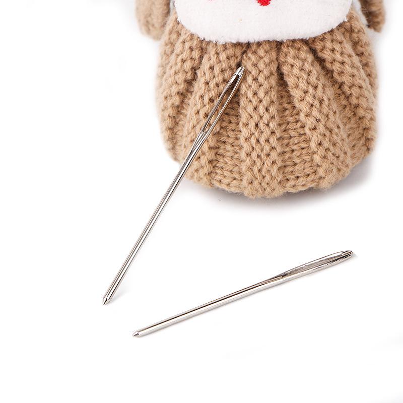 Set Ace cu Vârf Rotunjit și Ochi Mare pentru Pulover, Broderie cu Panglică și Tricotat