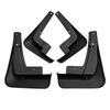 2022 Toyota Avanza Black Plastic Mudguard Set: Includes 4 Car Mud Flaps