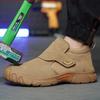 Construction Industrial Shoes Puncture-Proof Safety Shoes Men Steel Toe Anti-smash Work Shoes Anti Scald Welding Boots Men Shoes