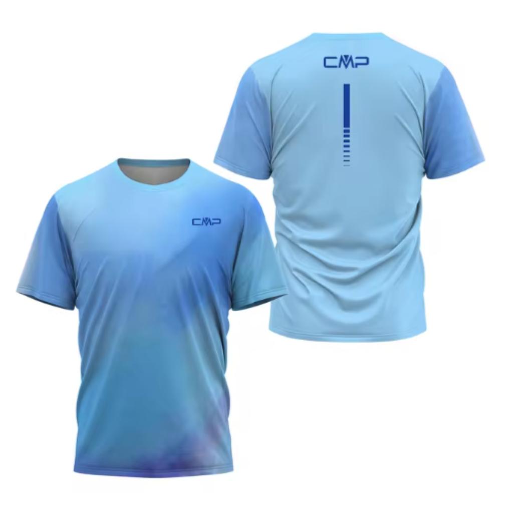 Summer 3D Printed Men's Quick Drying T-Shirt High Quality Hiking Tennis Badminton Sports T Shirt Fashion Male Cmp Short Sleeve Clothes