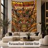 Celebration Party (1) Theme Custom Tapestry Personalized Custom Name Text Wall Hanging Tapestry Home Decor Background Cloth