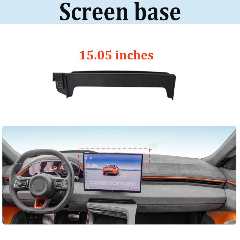 15.05 Inch LHD Car Phone Holder For Zeekr 001 Accessories 2024 -2025 Car Multimedia Screen Mobile Holder Navigation Tools 15.05 base