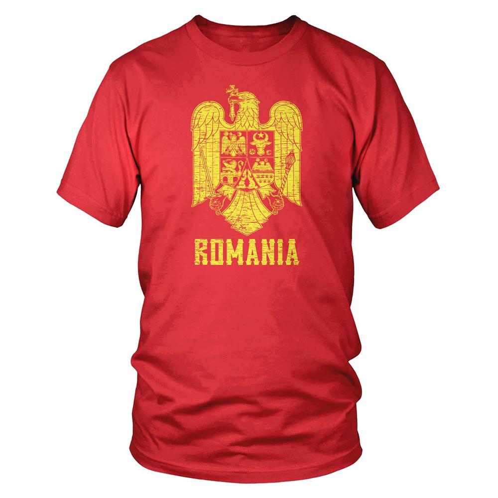 RoUnisexia Eagle Coat Of Arms Tshirt RoUnisexian Flag Graphic T Shirt For Unisex Clothing Fashion Streetwear Unisexs Quick Dry Tshirt Tee