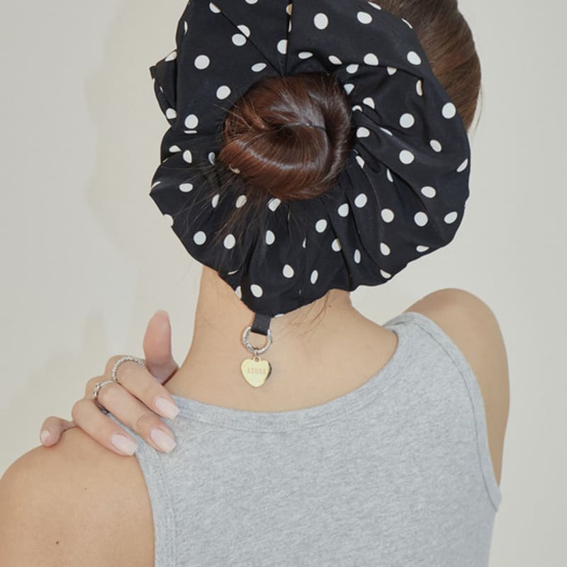 ASURA DOT SCRUNCH (BLACK)