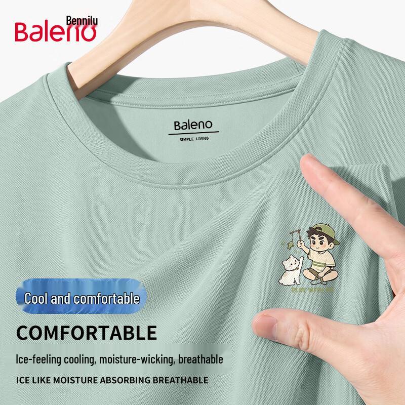 Baleno Men s Cooling Ice Silk Sleeveless Pique Top L