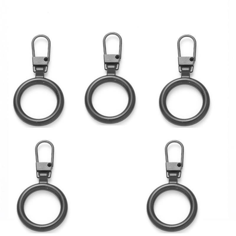 5pcs Detachable Metal Zipper Pullers for Zipper Sliders Head Zippers Repair Zipper Pull Tab DIY Sewing Replacement Bags Jacket