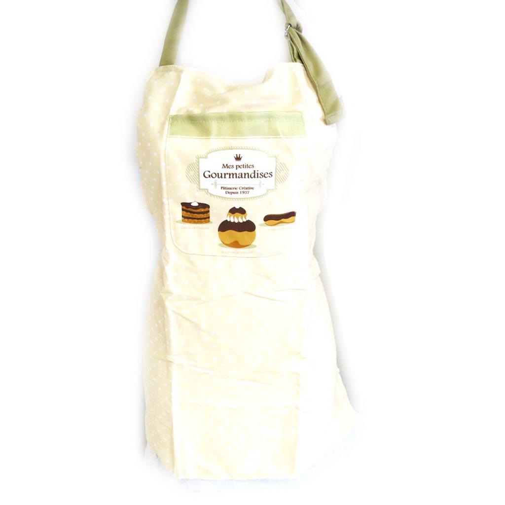 Les Trésors De Lily [M1460] - Küchenschürze 'Meine kleinen Leckereien' beige
