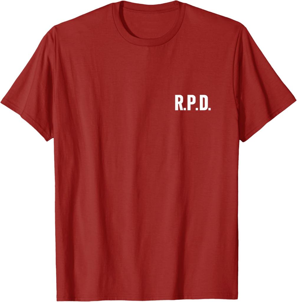 Resident Evil RPD TShirt Mens and Womens Summer Cotton Clothing Fashion Casual Gaming Enthusiast Short Sleeve Tshirt