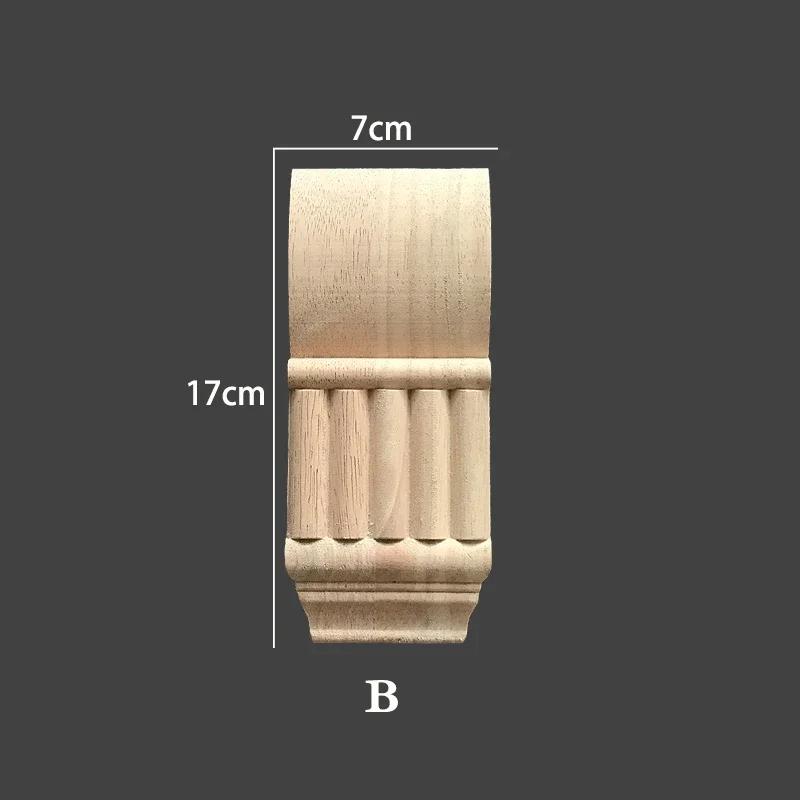 Dropshipping  classic Roman column solid carved carving decoration Chinese stud beam support beam furniture fireplace cabinet