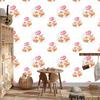Foxes with balloons wallpaper for living room and bedroom 50x1000
