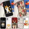 Cute Shiba Inu Case For Oppo A91 A5 A9 A16 A76 A96 A58 A78 A98 A52 A72 A74 A94 A54 S A57 A77 A15 A17 Cover