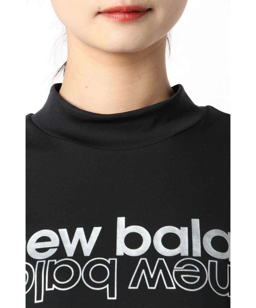 Tricou de golf cu mânecă scurtă și guler înalt Quick 0 [New Balance] (Absorbant de apă, Uscător, Elastic) / Pentru femei / 012-2166507 010_Negru [S]