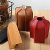 Large Leather Lychee Pattern Camping Gas Can & Lantern Cover, 450g