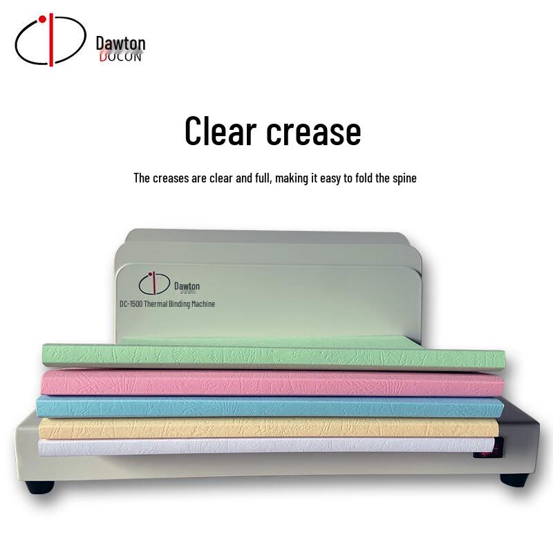 DOCON A4 Color Printable Thermal Binding Covers with Strips CN Plug (adapter Included)