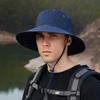 Hats for man sunhat Women's summer big brim bucket hat outdoor mountaineering sun protection fishing hatcycling caps Panama hats