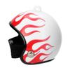 Hühnerhelm Lustiger Schutz Henne Bauhelm Vogelschutzhelm Kapuze HühnerzubehörFlamme