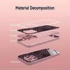 Dark Pink Leopard Print Tempered Glass Metallic Paint Phone Case For iPhone 17 Pro Max 11 12 13 14 15 16 Plus 16E 17 Air Cover