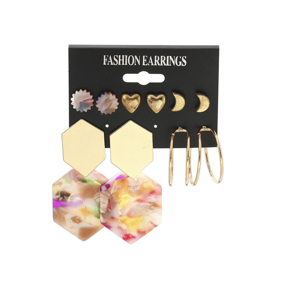 Sophisticated Acetate Acrylic Ushaped Earrings For Women Occasions Special
