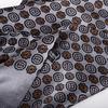 Fall Winter Man100% Silk Scarf Printed Fashion Brand Metal Grey Long Scarves  New Natural Pure Silk Men Scarf Cravat