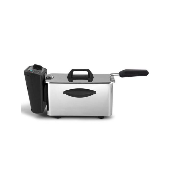 Friteuse - ORBEGOZO - FDR-25 - 2,5L - Acier inoxydable - 2000W