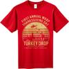 Essential Tee Rock For men Crew Neck tshirt Graphic New Tee First Annual Wkrp Thanksgiving Day Turkey Drop Cool For men Tshirt